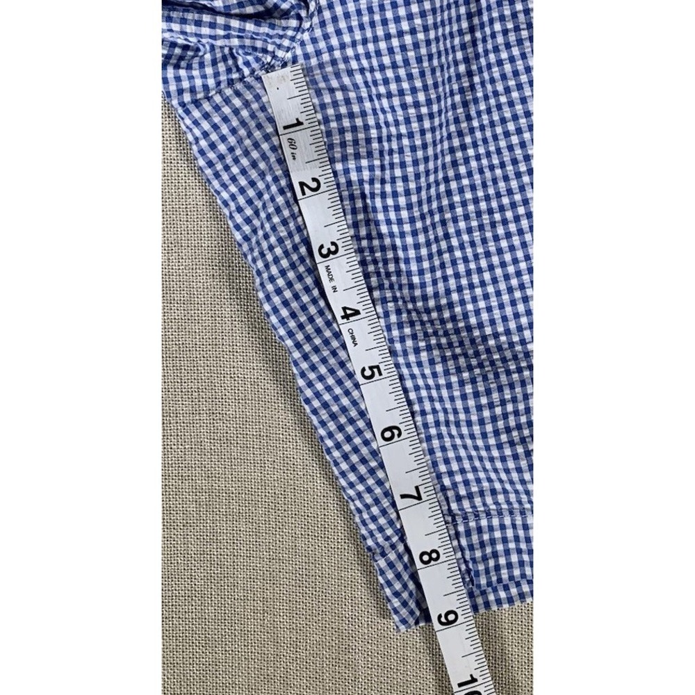 Polo Ralph Lauren Tyler Shorts Seersucker Blue And White Checks Size 38 - Picture 6 of 7